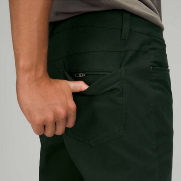 Lululemon ABC Pant Slim Utilitech Rainforest Green Size 33 - Picture 3 of 8